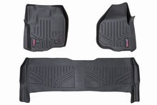 Load image into Gallery viewer, Rough Country Floor Mats - FR &amp; RR - Raised FR Pedal - Ford Super Duty (12-16)