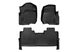 Rough Country Floor Mats - Front And Rear - Ford Super Duty 2WD 4WD (2017-2022)