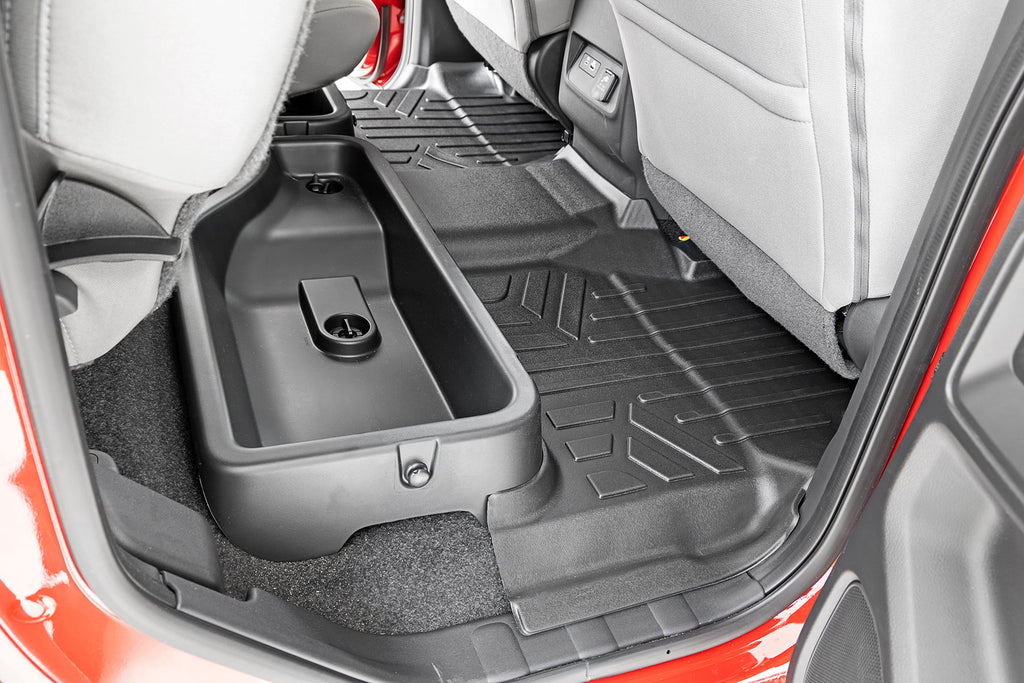 Rough Country Floor Mats - FR & RR - Crew Cab - Nissan Frontier 2WD 4WD (22-23)