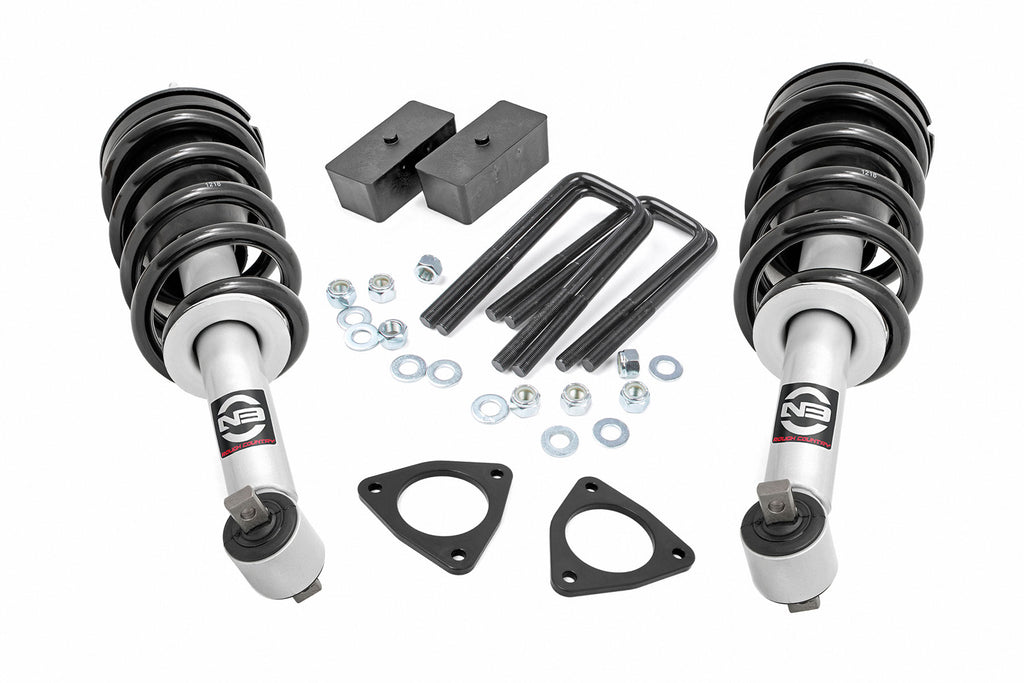 2.5 Inch Lift Kit - Alu Cast Steel - N3 Strut - Chevy GMC 1500 (07+)