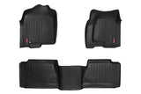 Rough Country Floor Mats - FR & RR - Ext Cab - Chevy GMC 1500 (99-06 & Classic)