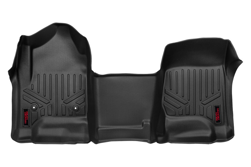 Rough Country Floor Mats - FR - Over Hump - Chevy GMC 1500 2500HD 3500HD (14-19)