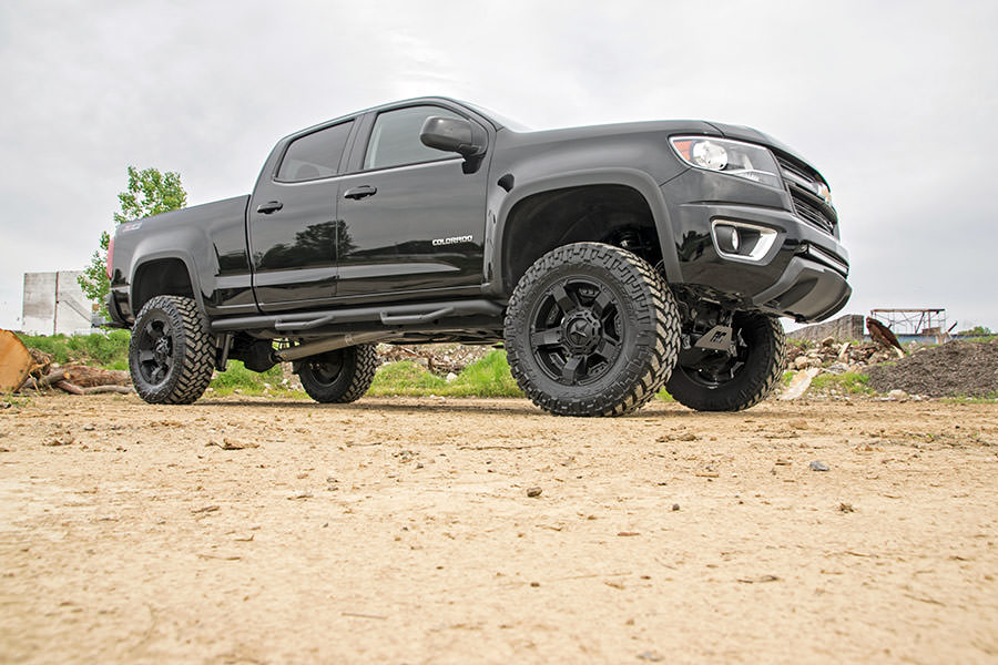 Chevy GMC Canyon Colorado truck equipped with the 6-inch N3 lift kit installed