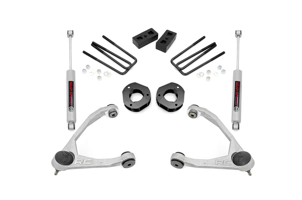 3.5 Inch Lift Kit - Forged UCA - Cast Steel - Chevy GMC 1500