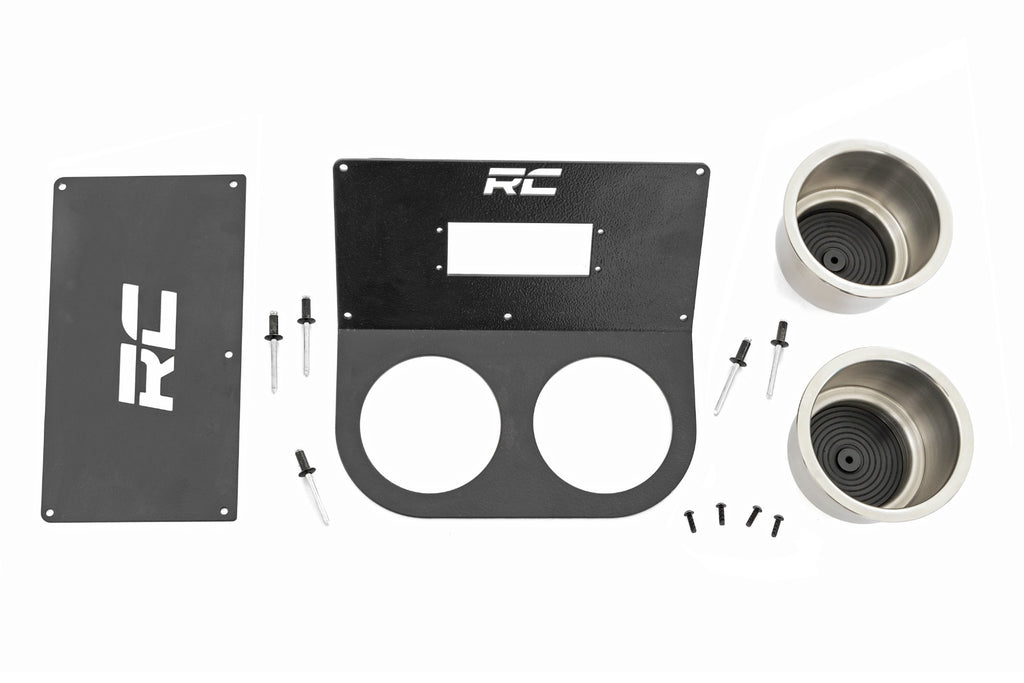 Rough Country Cup Holder - MLC-8 Mount - Honda Pioneer 1000 Pioneer 1000-5 (16-22)