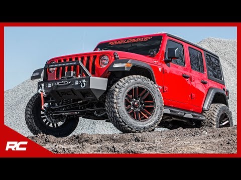 3.5 Inch Lift Kit - C A Drop - Front D S - Jeep Wrangler JL Rubicon