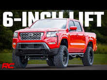 Load image into Gallery viewer, Nissan Frontier equipped with a 6-inch Rough Country lift kit