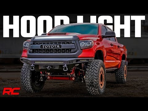 Rough Country - LED Light - Hood Bulge - 40" White/Amber Strip - Toyota Tundra (14-21) - 70847