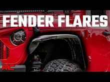 Load image into Gallery viewer, Rough Country High Clearance LED Flat Fender Flare Kit - UV Treated - - Jeep Wrangler JL (18-23)
