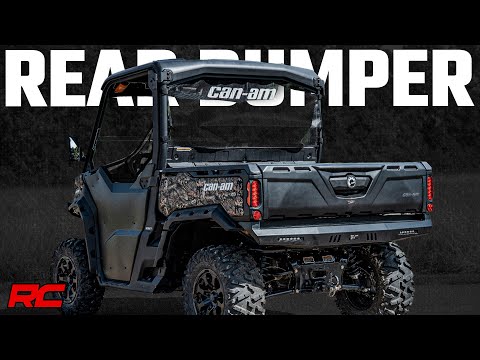 Bumper - Rear - 6 In. Black Slimline LED Pair - Multiple Makes & Models (Can-Am Polaris)