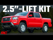 Load image into Gallery viewer, Nissan Frontier equipped with a 2.5 Inch Lift Kit parked off-road