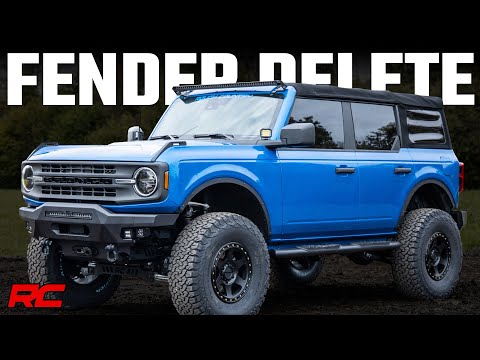 Rough Country Fender Flare Delete - Ford Bronco 4WD (2021-2023)