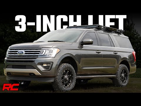 Ford Expedition 4WD with a 3-inch lift upgrade featuring M1 Struts