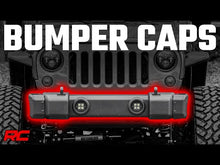 Load image into Gallery viewer, Rough Country Front Bumper Caps - Jeep Wrangler JK (2007-2018)