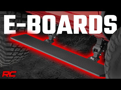 Power Running Boards - Dual Electric Motor - Crew Cab - Chevy GMC 1500 2500HD 3500HD (19-24)