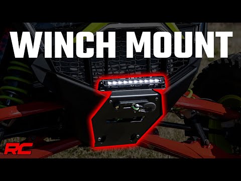LED Light - Winch Mount - RS4500S - 10 In. Black Slimline - Polaris RZR Pro R