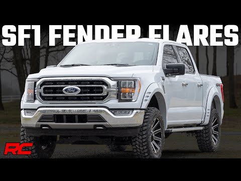 Rough Country SF1 Fender Flare - Gloss Black - Ford F-150 2WD 4WD (2021-2023)