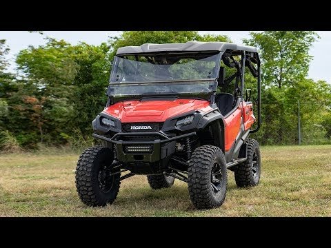 LED Light - Bumper Mount - 10 In. Black Slimline - Honda Pioneer 1000 Pioneer 1000-5