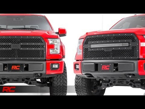 Rough Country - Mesh Grille - Ford F-150 2WD/4WD (2015-2017) - 70191