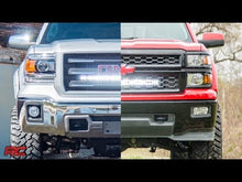 Load image into Gallery viewer, Rough Country - LED Light - Behind Grille Mount - 30" Chrome Single Row - Chevy/GMC 1500 (14-18) - 70625