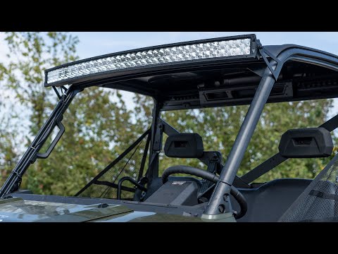 LED Light - Windshield - 50 In. Black Single Row - Polaris Ranger 1000 XP 1000 XP 900