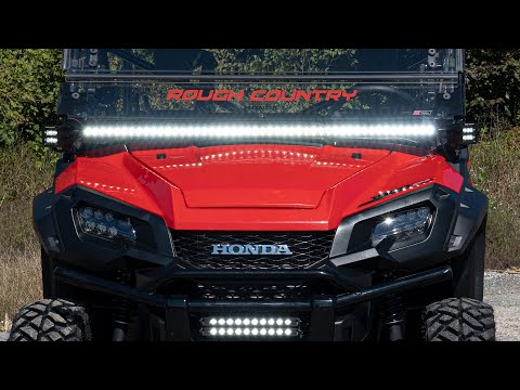 LED Light - Cage Mount - 50 In. Black Single Row - Honda Pioneer 1000 1000-5