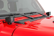 Load image into Gallery viewer, Rough Country - LED Light - Cowl Mnt - 2" Black Pair - Jeep Gladiator JT/Wrangler 4xe/Wrangler JL (18-23) - 70062