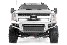 Load image into Gallery viewer, Rough Country - Mesh Grille - 12" Single Row LED Pair - Black - Chevy Silverado 2500 HD/3500 HD (11-14) - 70155