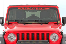 Load image into Gallery viewer, Rough Country - Jeep 30 Inch LED Hood Kit (18-21 Wrangler JL 20-21 Gladiator JT - Black-Series) - 70054