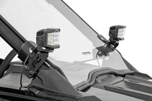 Load image into Gallery viewer, LED Light - A Pillar Mount - 2 In. Black Pair - Spot - Polaris RZR PRO XP