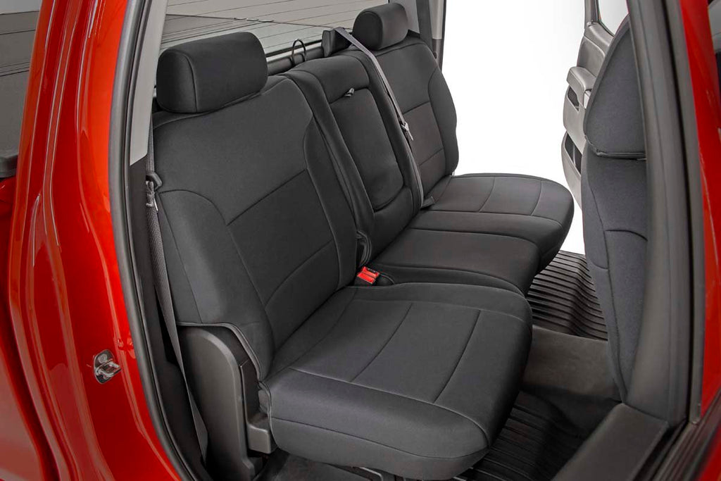 Rough Country Seat Covers - FR 40 20 40 & Rear - Chevy GMC 1500 (14-18)
