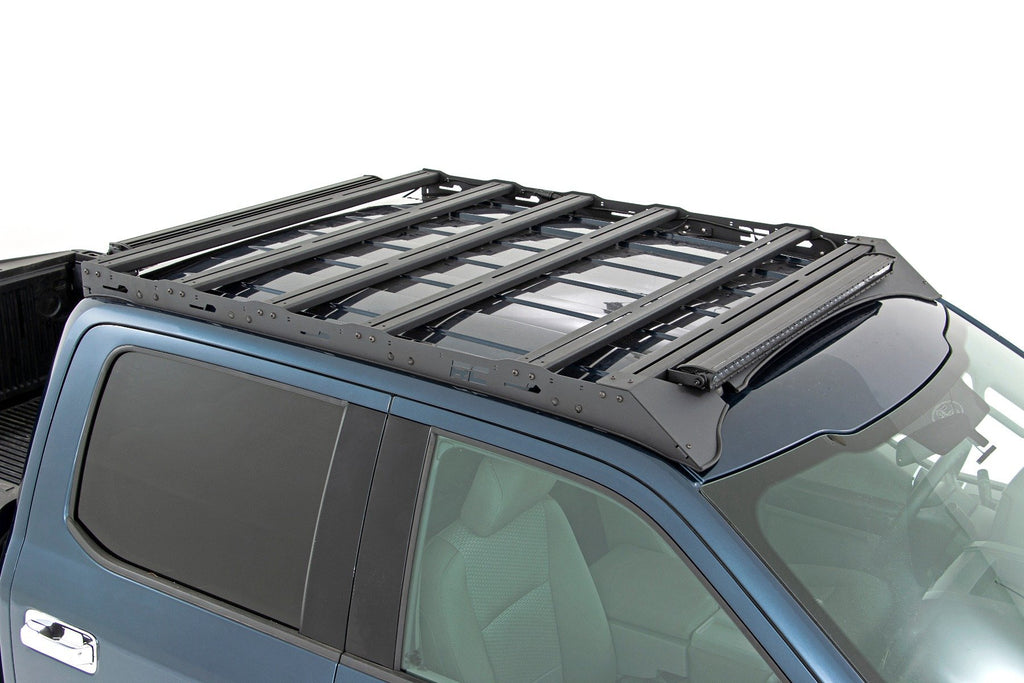 Roof Rack - FR & RR 40 Inch Single Row BLK LEDs - Ford F-150 (15-18)