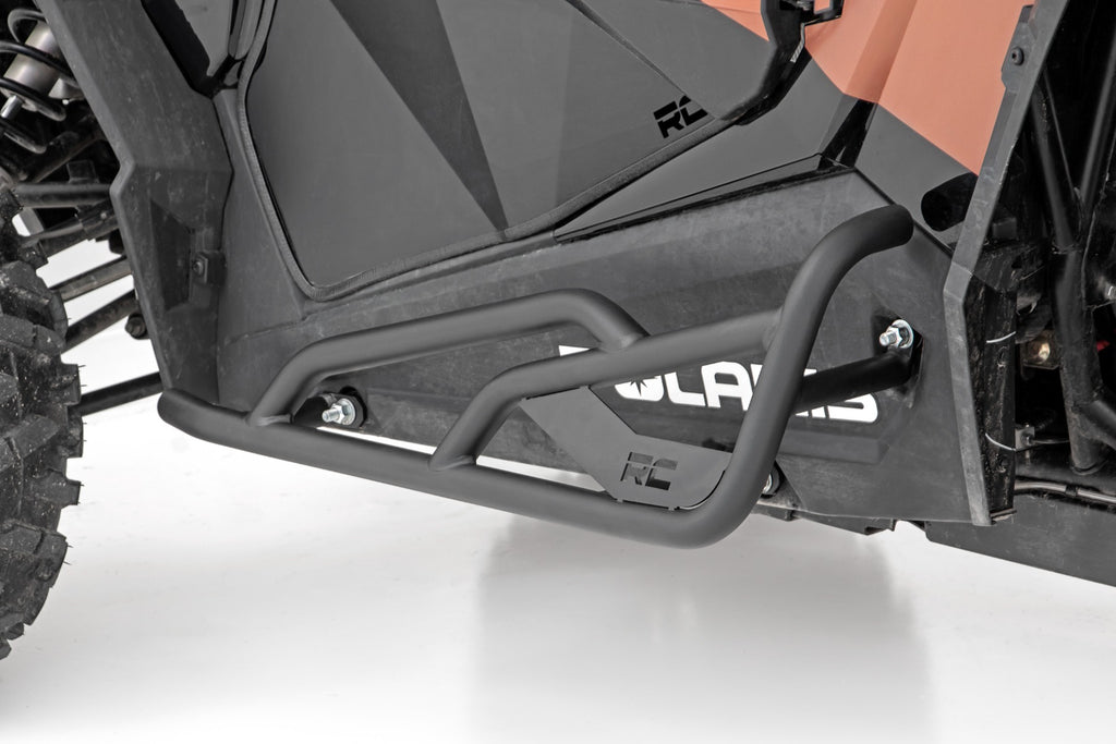 Rough Country Rock Slider Kit - 2 Seat - Polaris RZR Turbo S (18-21) RZR XP 1000 (14-22)