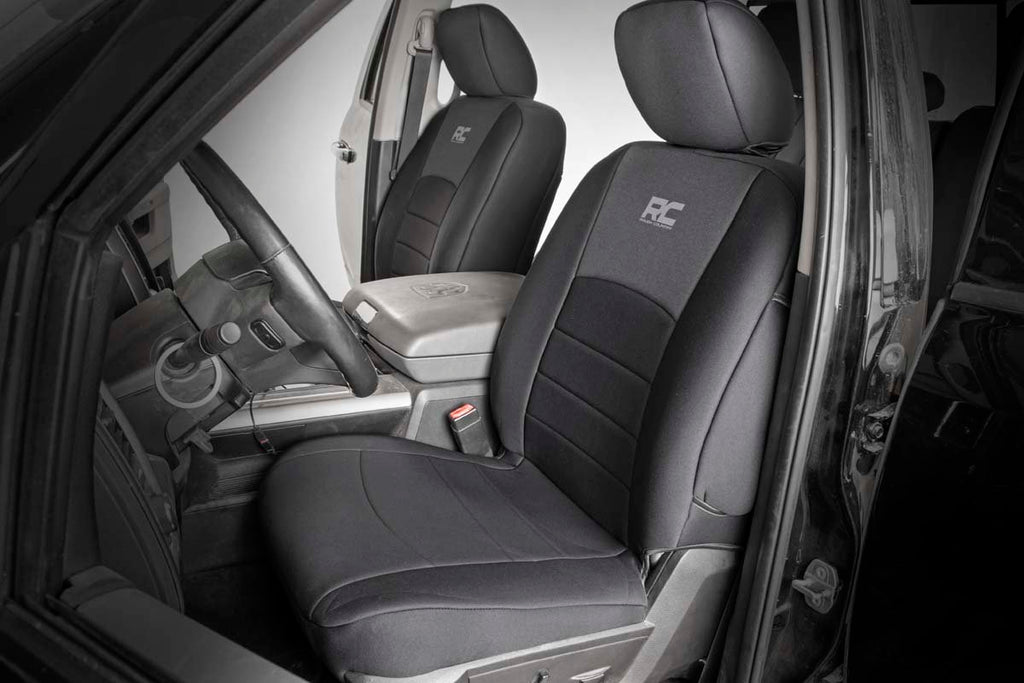 Rough Country Seat Covers - Front Bucket Seats - Ram 1500 (09-18) 2500 (10-18)