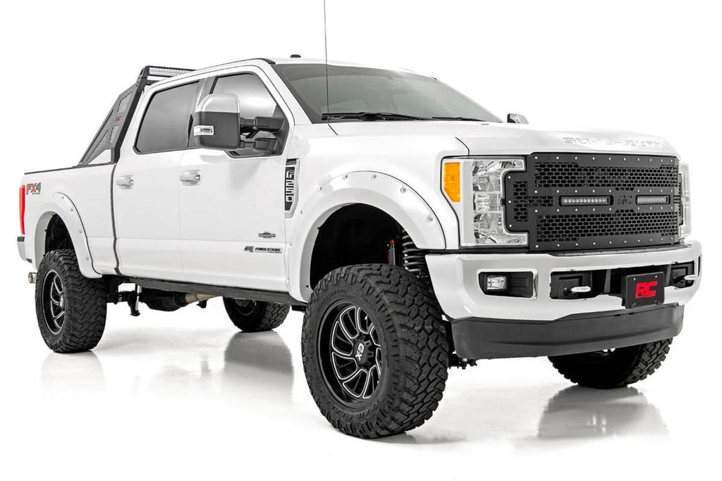Rough Country - Vertex 2.5 Adj Front Shocks - 4.5-8" - Ford Super Duty 4WD (05-22) - 699004