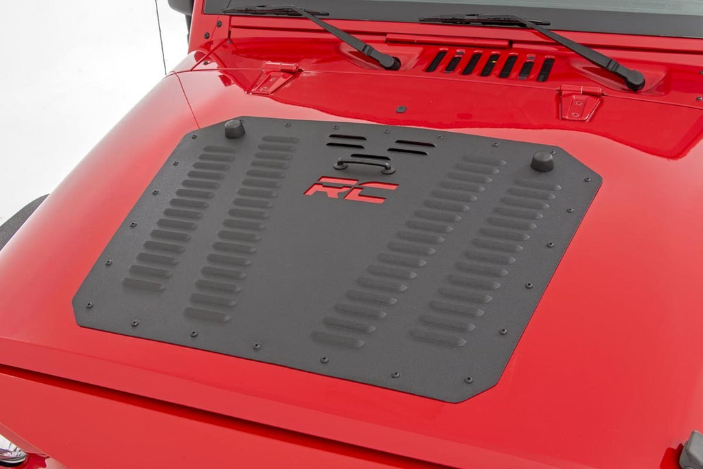 Rough Country Hood Louver With RC Logo - Jeep Wrangler JK (2007-2018)