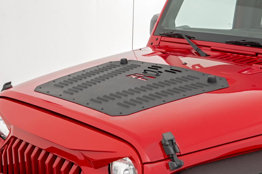 Rough Country Hood Louver With RC Logo - Jeep Wrangler JK (2007-2018)