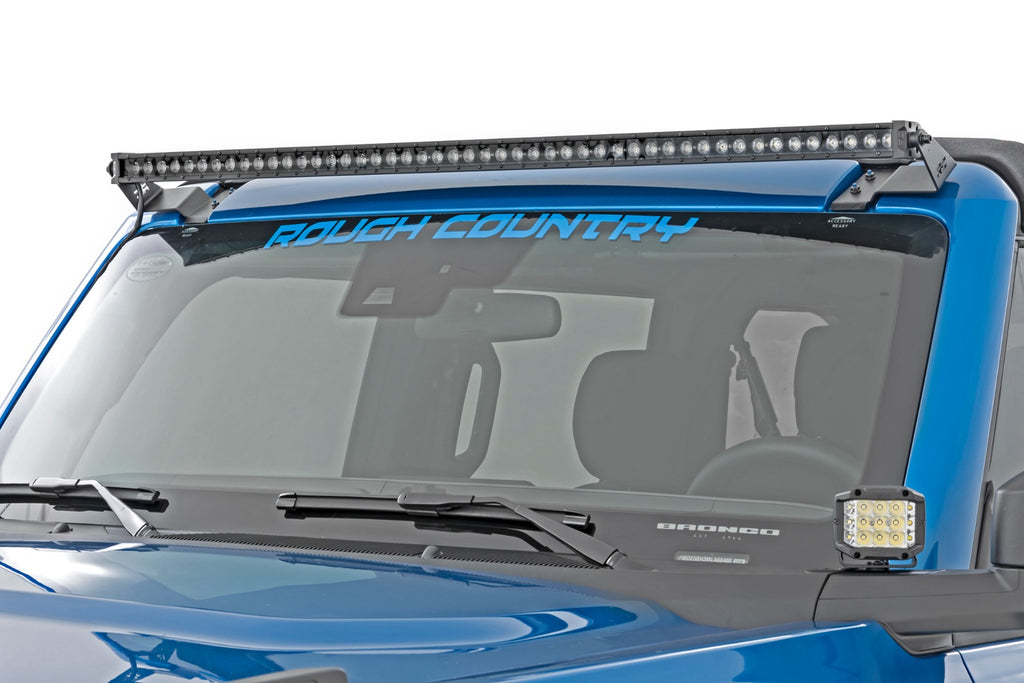 LED Light Kit - Upper Windshield - 50 In. Spectrum Single Row - Ford Bronco (21-23)