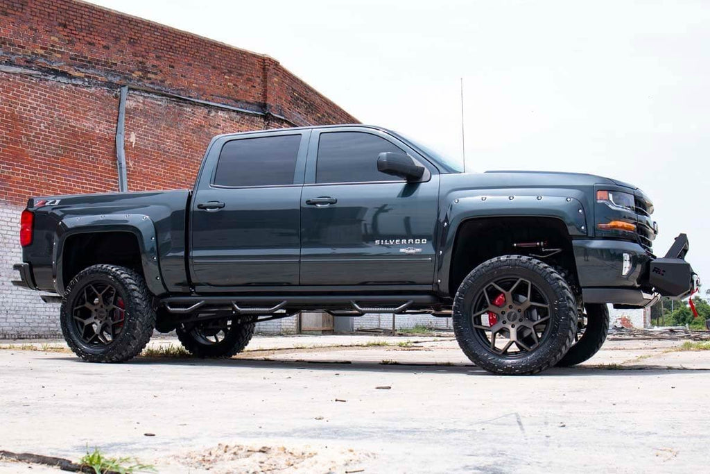 7 Inch Lift Kit - Bracket - Vertex V2 Shks - Chevy GMC 1500