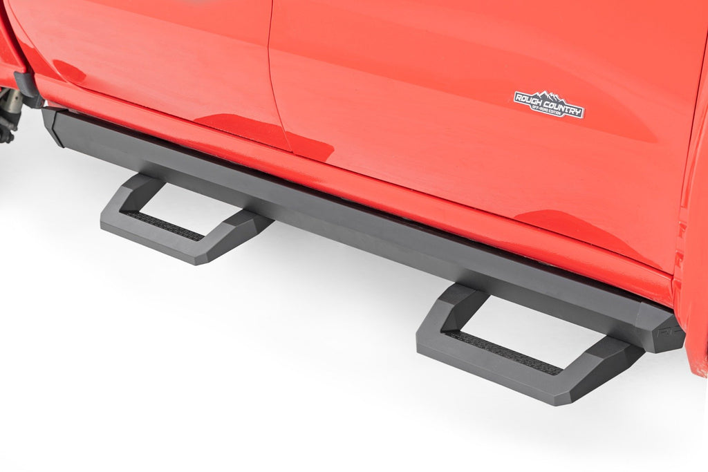 SR2 Adjustable Aluminum Steps - Crew Cab - Chevy GMC 1500 2500HD 3500HD (19-24)