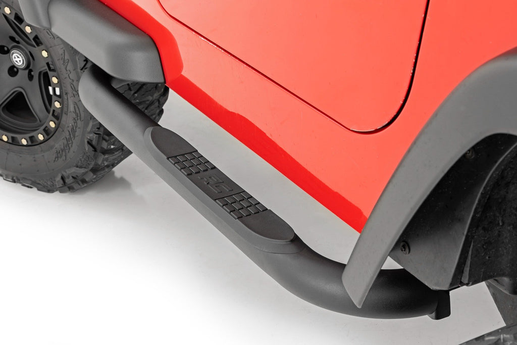 Rough Country Nerf Bar - 3inch Tube - Jeep Wrangler TJ (97-06) Wrangler YJ (87-95)