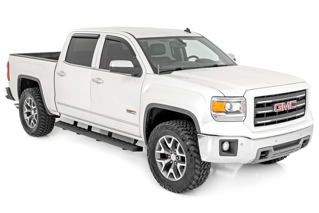 Rough Country BA2 Running Board - Side Step Bars - Chevy GMC 1500 2500HD 3500HD (07-19)