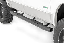 Load image into Gallery viewer, Rough Country Oval Nerf Step - Crew Cab - Black - Ford F-150 2WD 4WD (2009-2014)
