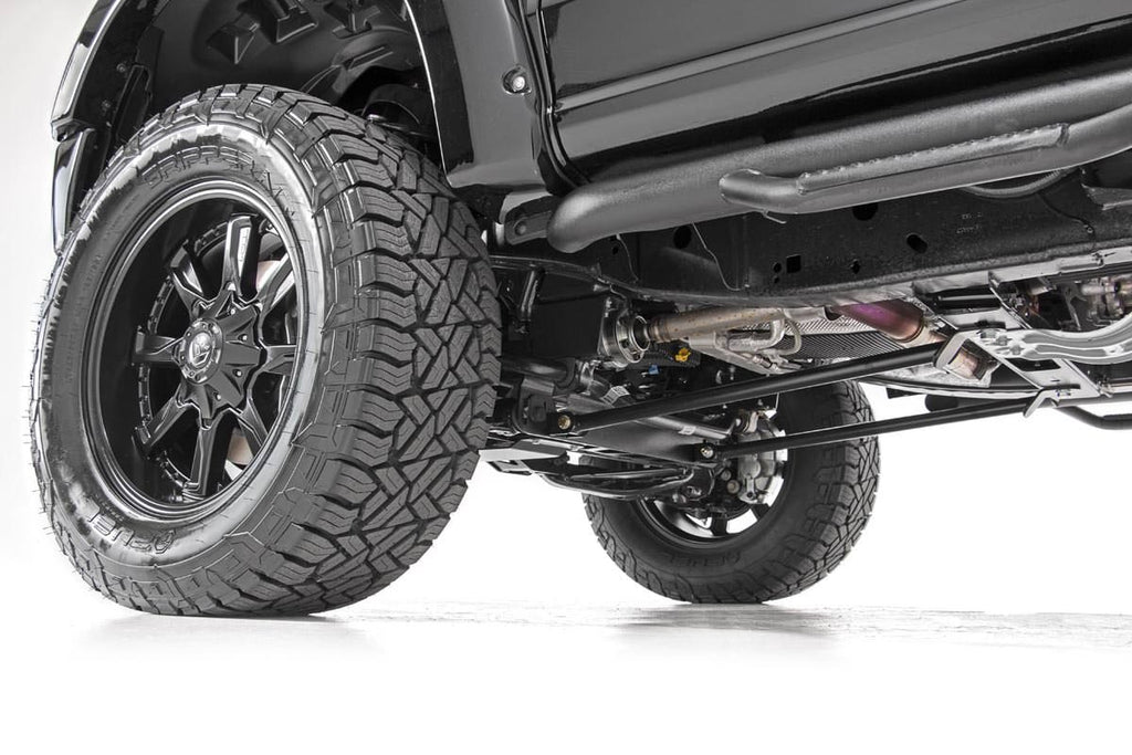 Rough Country Kicker Bar Kit - 4-6 Inch Lift - Ford F-150 4WD (2015-2020)