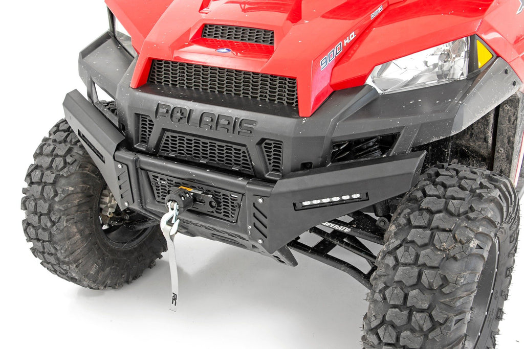 Bumper Wings - 6 In. Black Slimline LED Pair - Polaris Ranger 1000 Ranger XP 900 1000