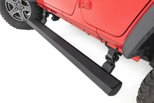 Load image into Gallery viewer, Rough Country Power Running Boards - Lighted - 4 Door - Jeep Wrangler JL (18-23)