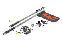 Load image into Gallery viewer, Whip Mount - Cage - 4' Multl-Color LED Whip Pair - Kawasaki Teryx