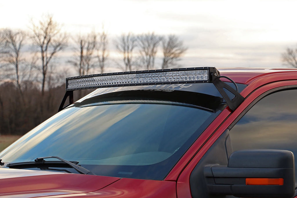 Rough Country - LED Light Mount - Upper Windshield - 54" Curved - Ford F-150 (04-14) - 70518