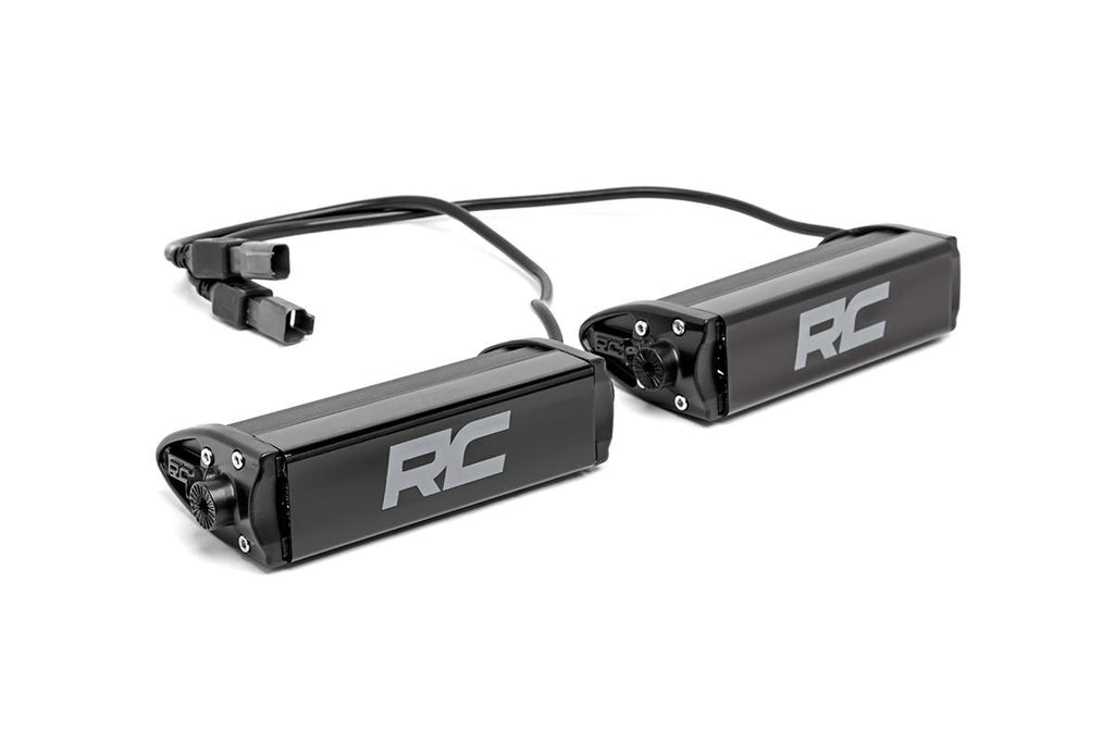 Rough Country - Chrome Series LED Light Bar - 6 Inch - Single Row Pair - 70706