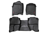 Rough Country Floor Mats - FR & RR - Ext Cab - Chevy GMC 1500 2500HD (07-14)